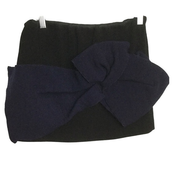 Miu Miu by Prada Micro Mini Skirt Black & Blue XS - Picture 1 of 8